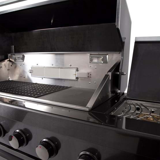 Gasmate Nova Graphite Built-In Gas BBQ - 6 Burner