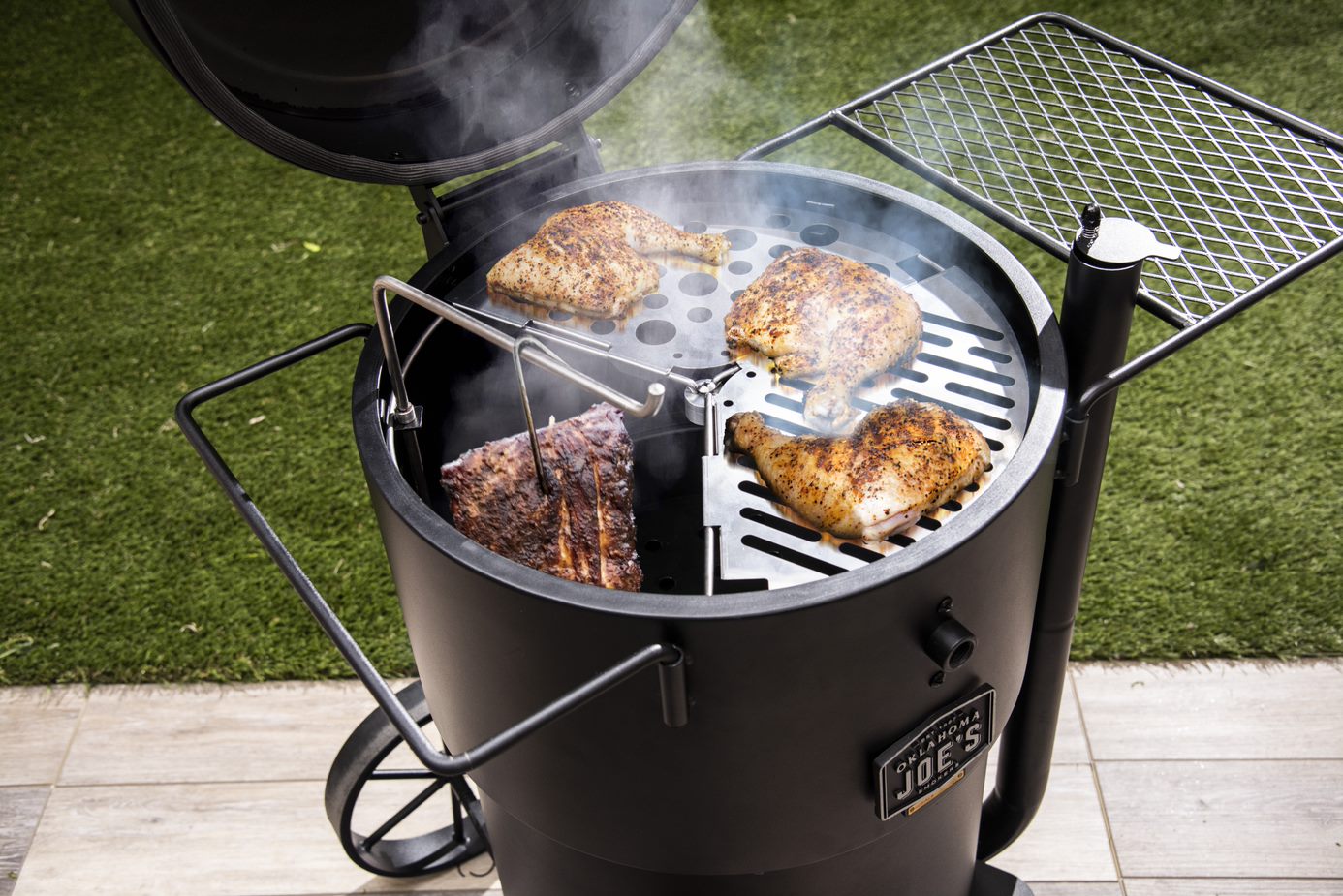 Oklahoma Joe Drum Smoker Triple Grate