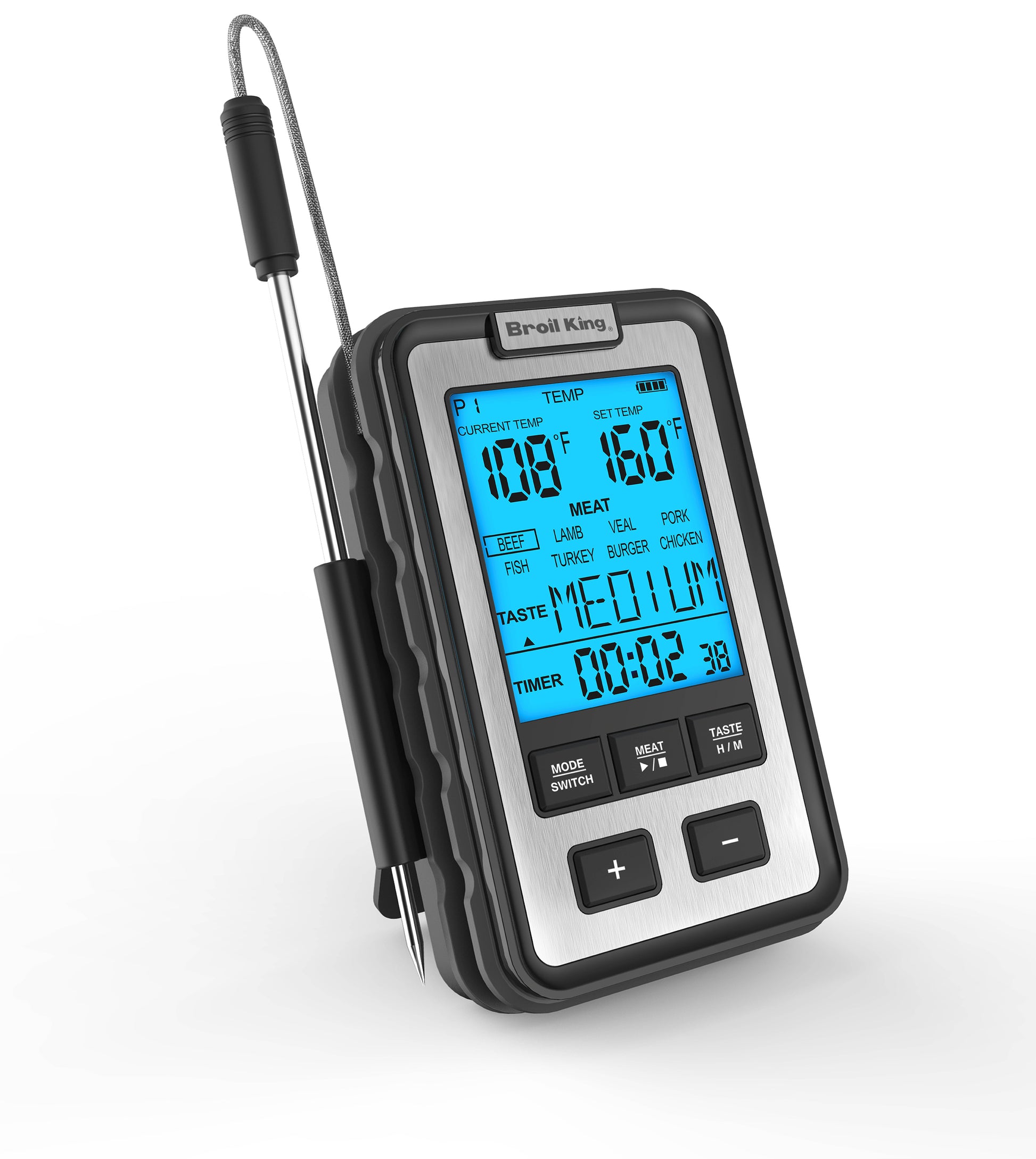 Broil King Side Table Thermometer Heating Marlborough and The BBQ Hub