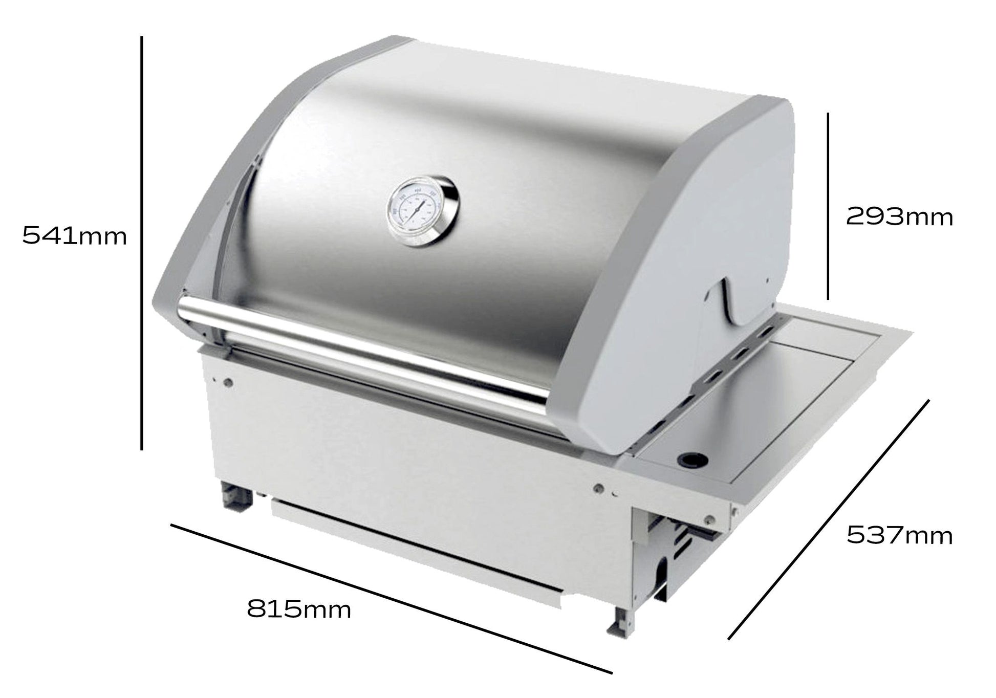 Crossray 2-Burner Gas Drop-In BBQ