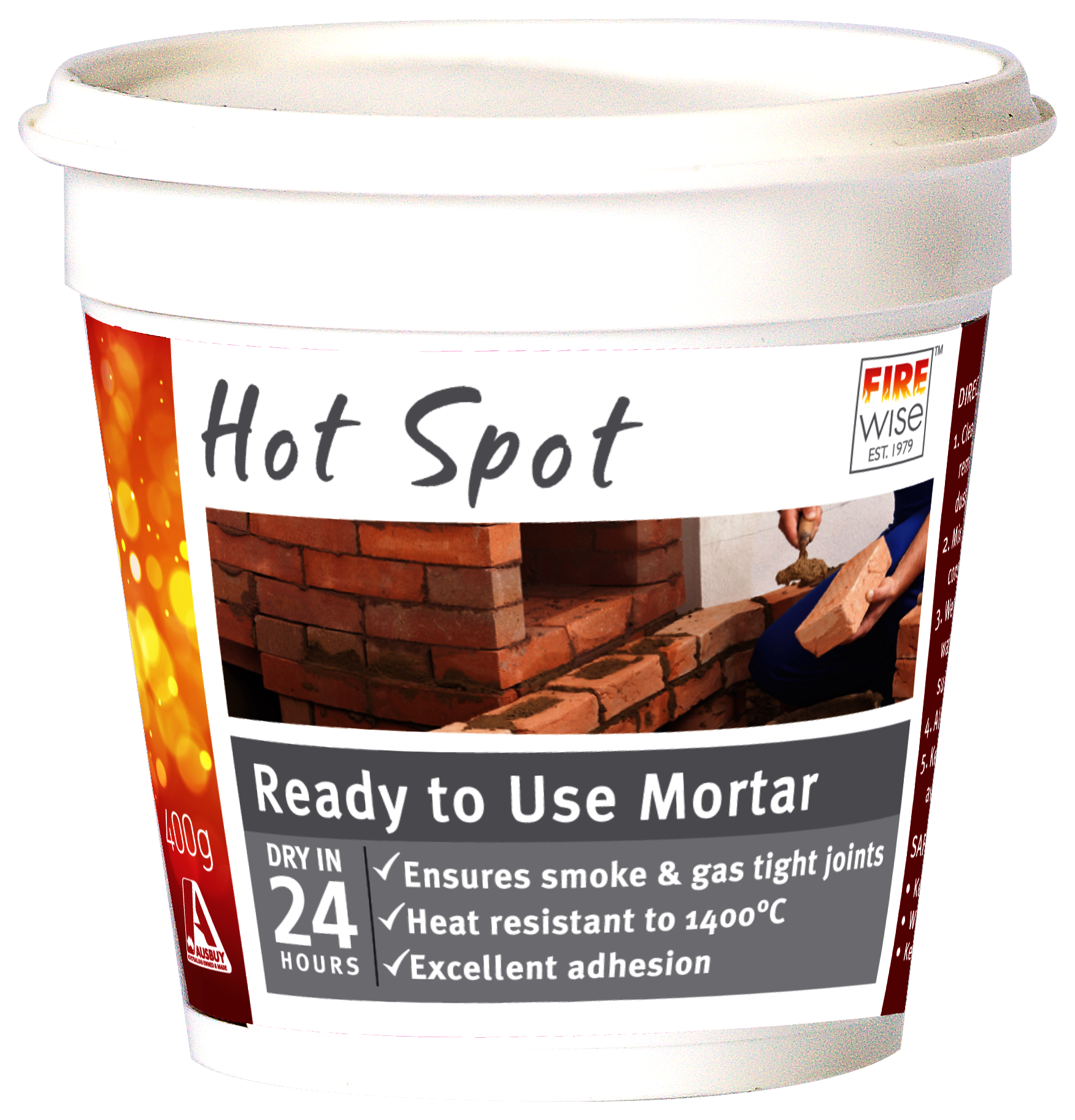 Firewise Hi-Temp Redi-Mortar