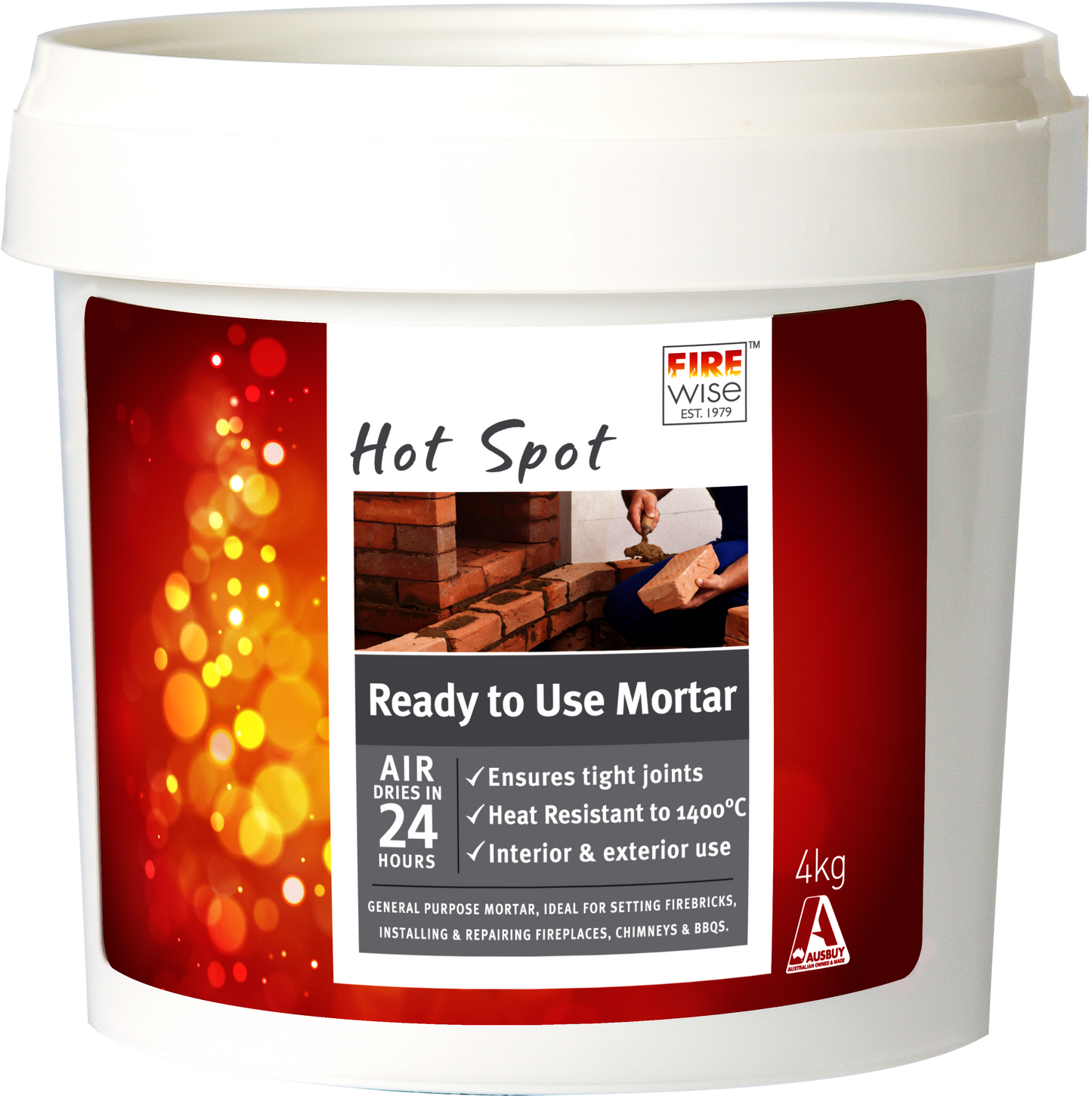 Firewise Hi-Temp Redi-Mortar