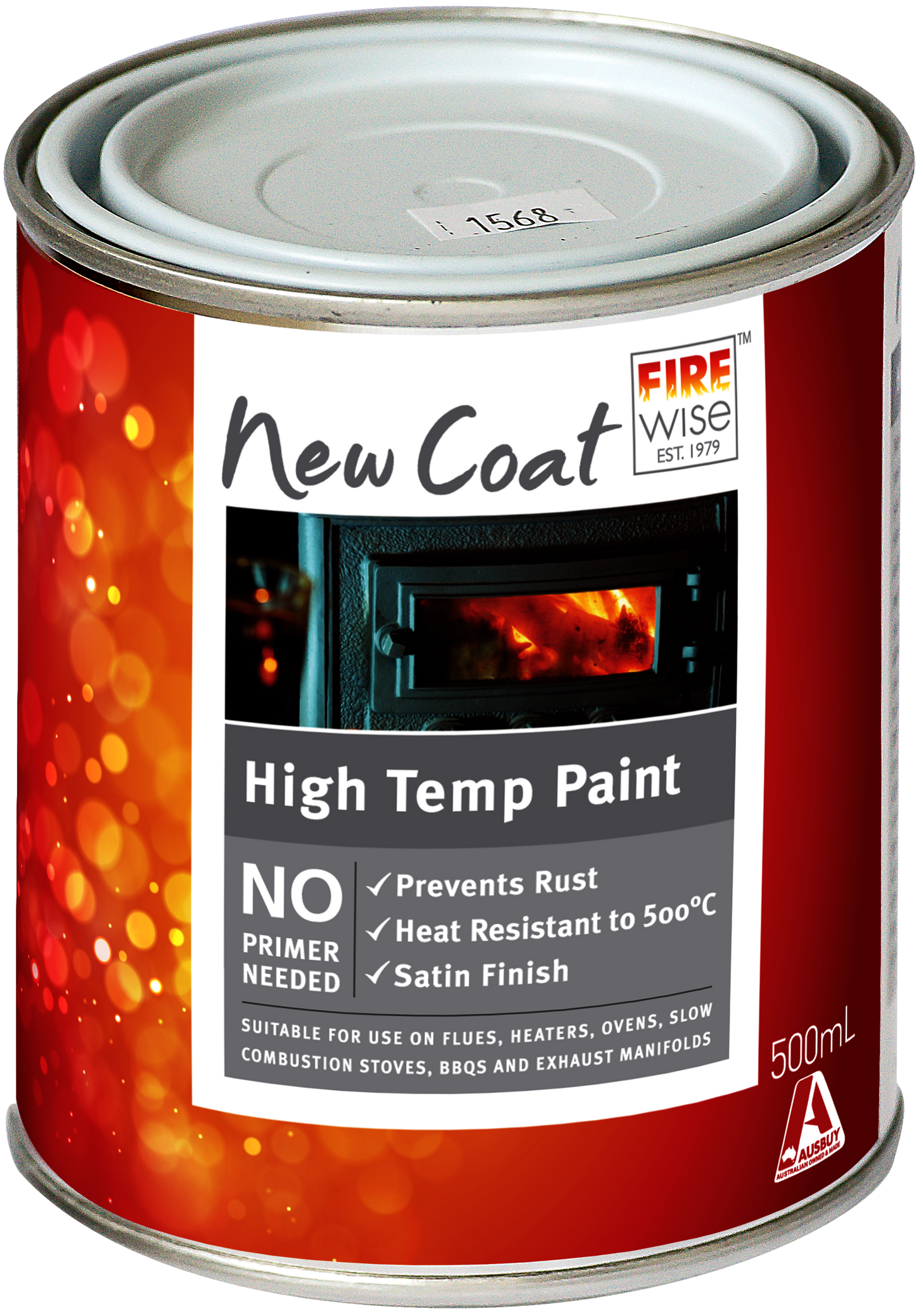 Firewise New Coat High Temp Paint