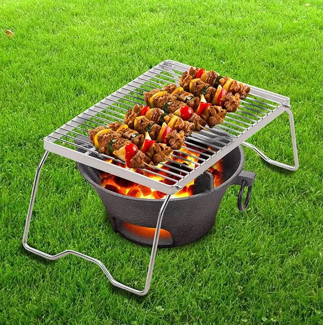 PureQ Folding Fire Travel Grill