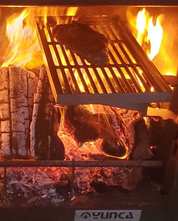 Yunca Zara Freestanding Outdoor Fire and BBQ