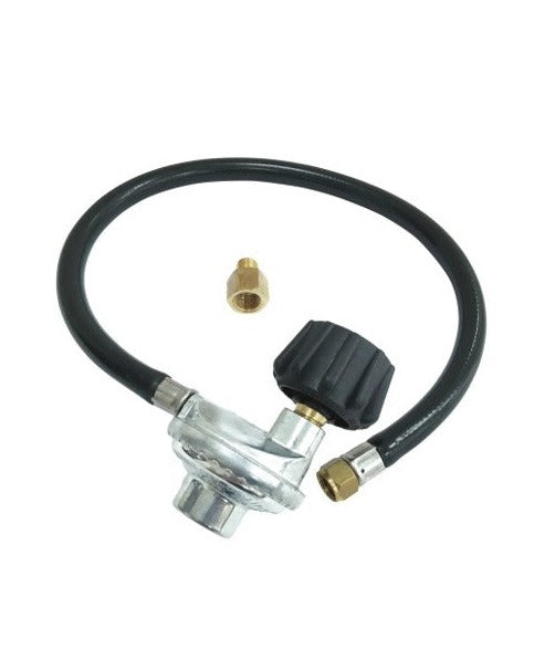 Gasmate 90 Degree QCC LPG Regulator with 600MM Hose - 2KG