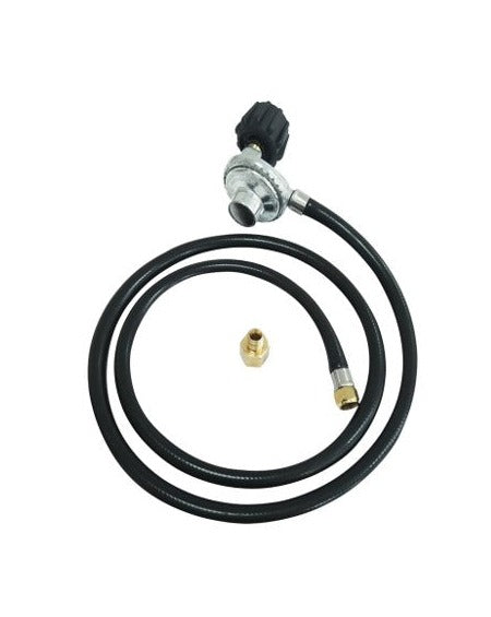 Gasmate 90 Degree QCC LPG Regulator with 1500MM Hose - 2KG