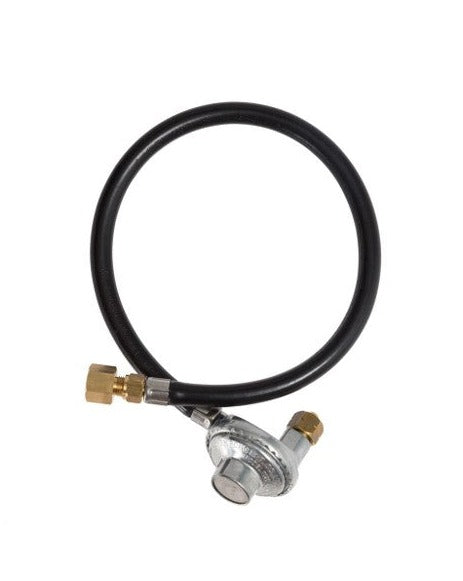 Gasmate 90 Degree Camping LPG Regulator with 1000MM Hose - 2KG