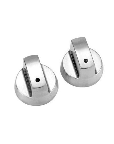 Gasmate BBQ Control Knobs - Chrome Plated