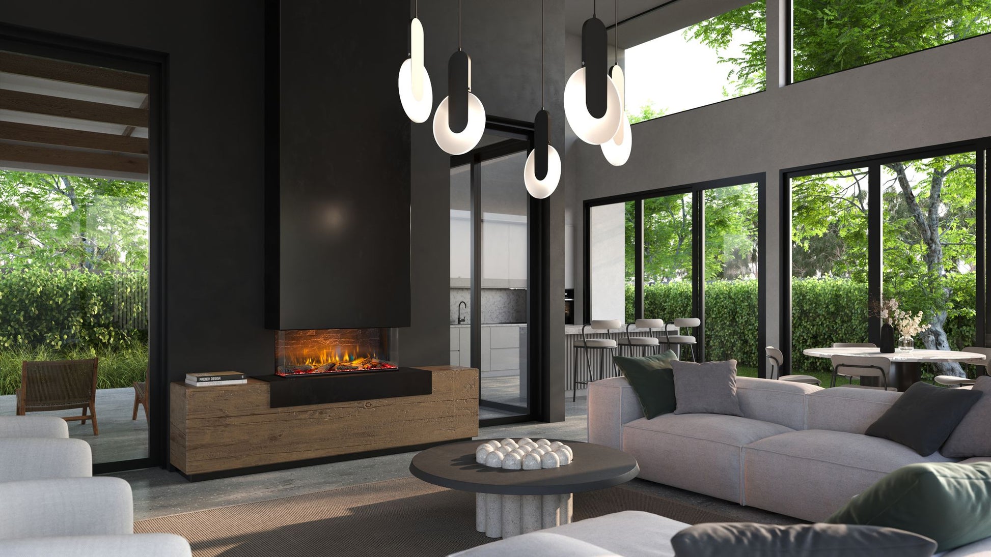 Real Flame Vivente Electric Fire