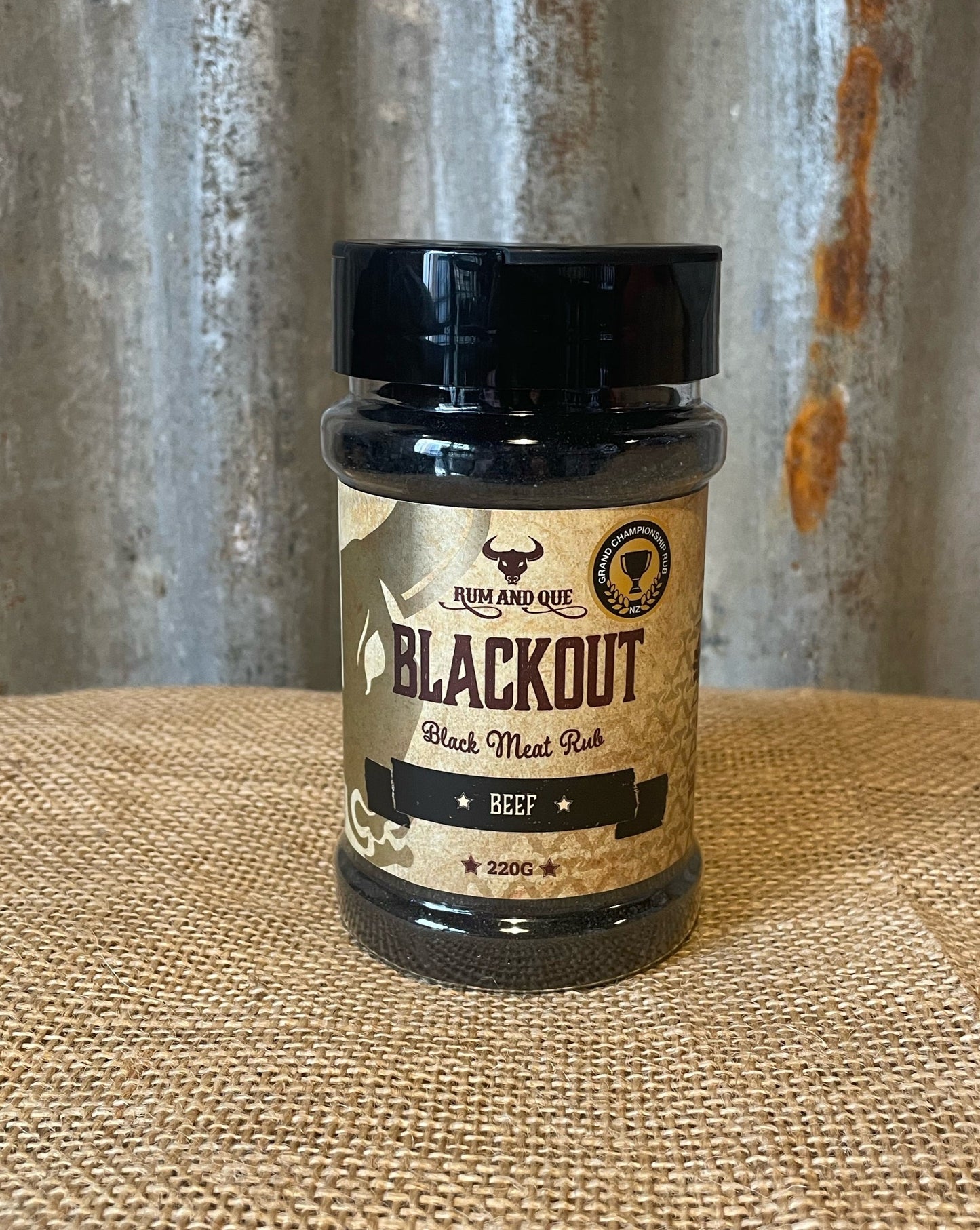 Rum and Que Blackout - Shaker 200g