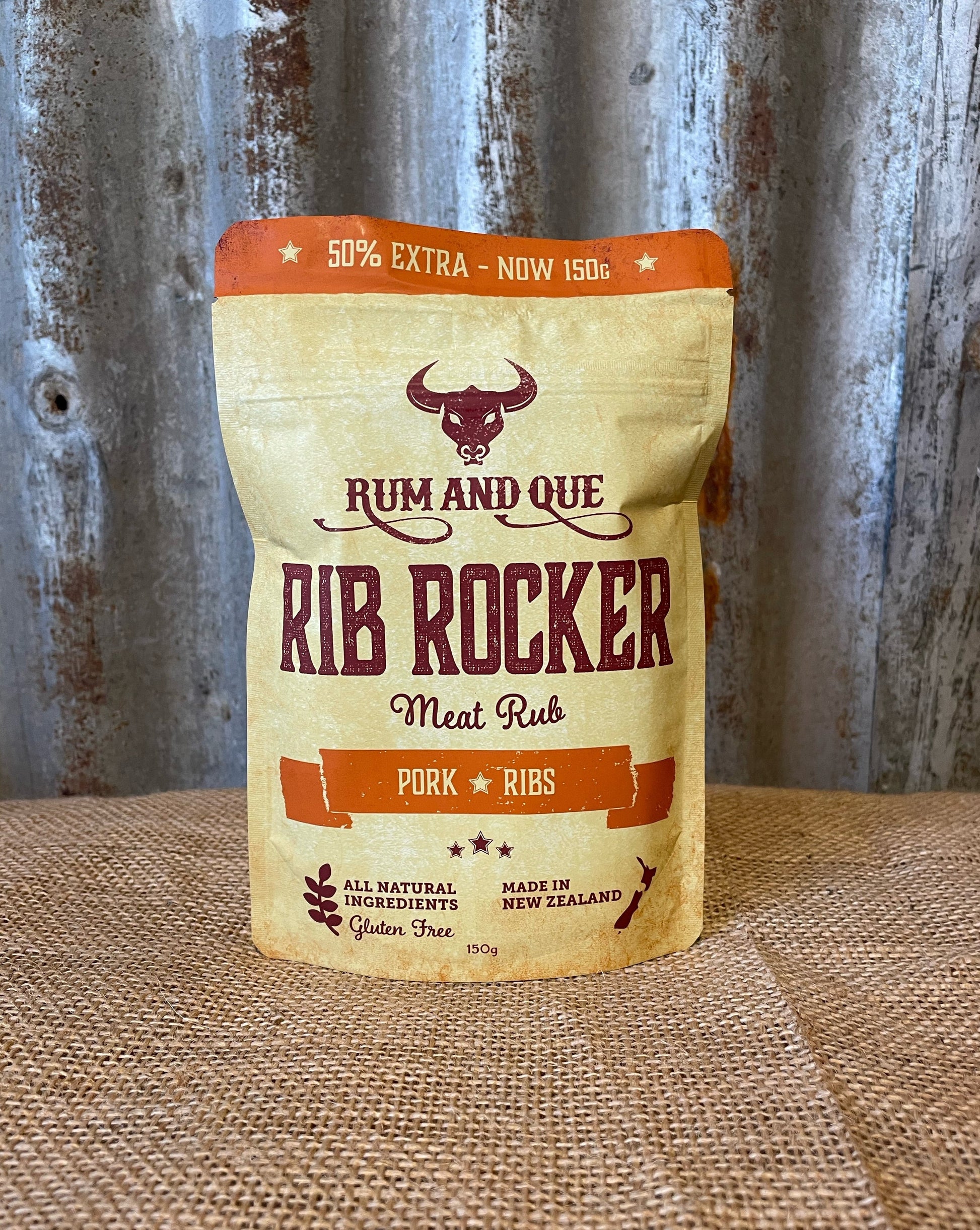 Rum and Que Rib Rocker - Pouch 150g