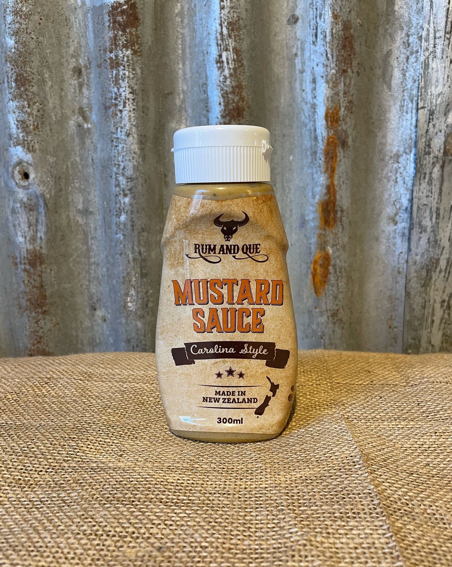 Rum and Que Mustard Sauce - Carolina Style 300ml