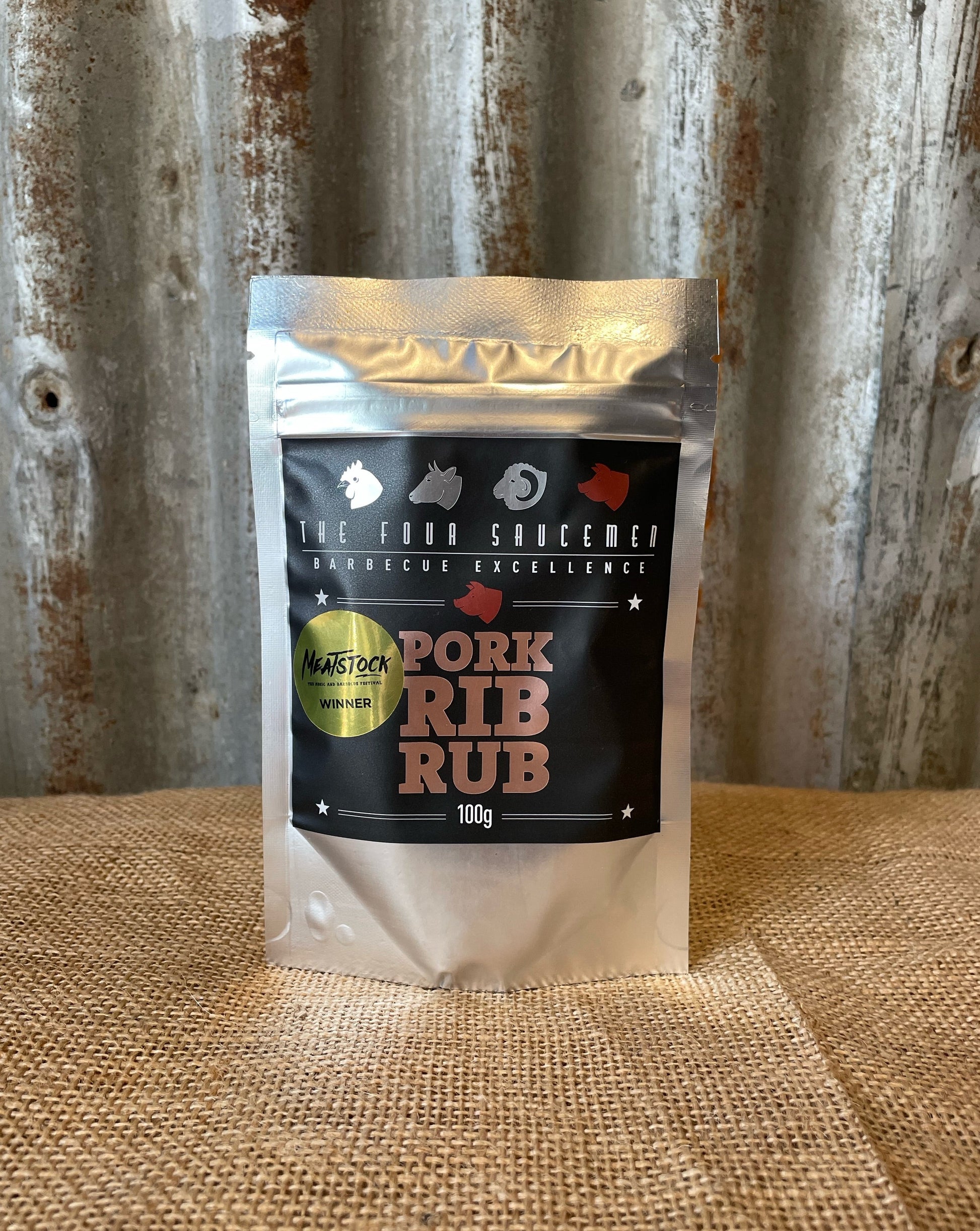 The Four Saucemen - Pork Rib Rub 100g